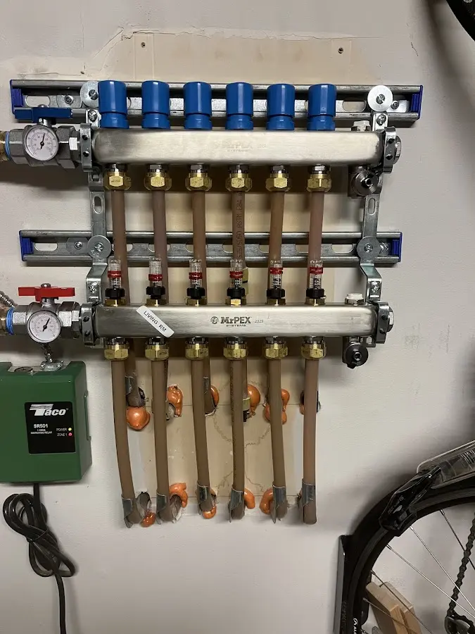 Plumber performing Leak Detection at a residential property in Walthourville